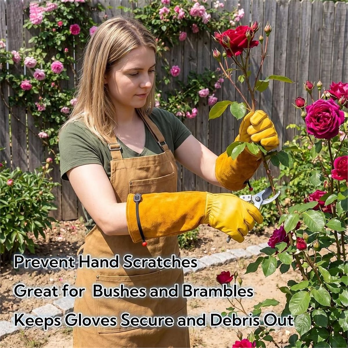 Gardening Gloves Thorn Proof Leather - Thorn Proof Gardening Gloves for Women