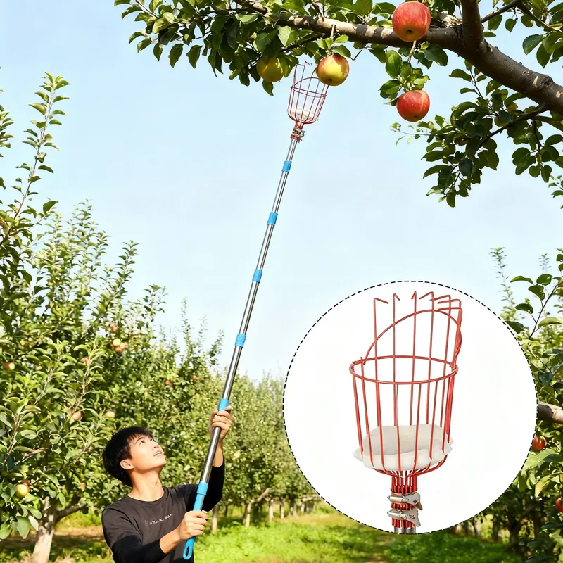 Fruit Picker Basket Telescopic Pole - for Winslow & Ross High Quality