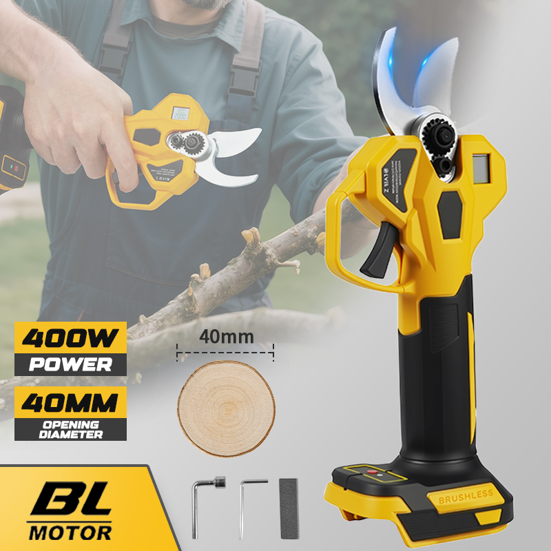 Brushless Tree Branch Cutter 40Mm - 40mm Brushless Electric Pruning Shear Electric