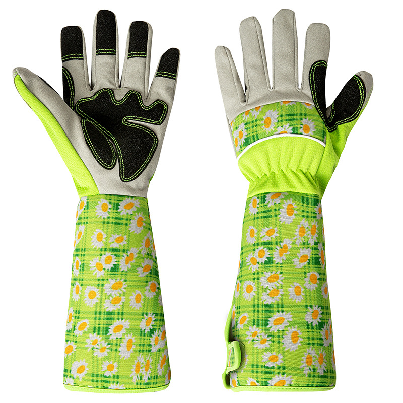 Womens Gardening Gloves Long S - Gardening Gloves Thorn Proof Leather recension och pris
