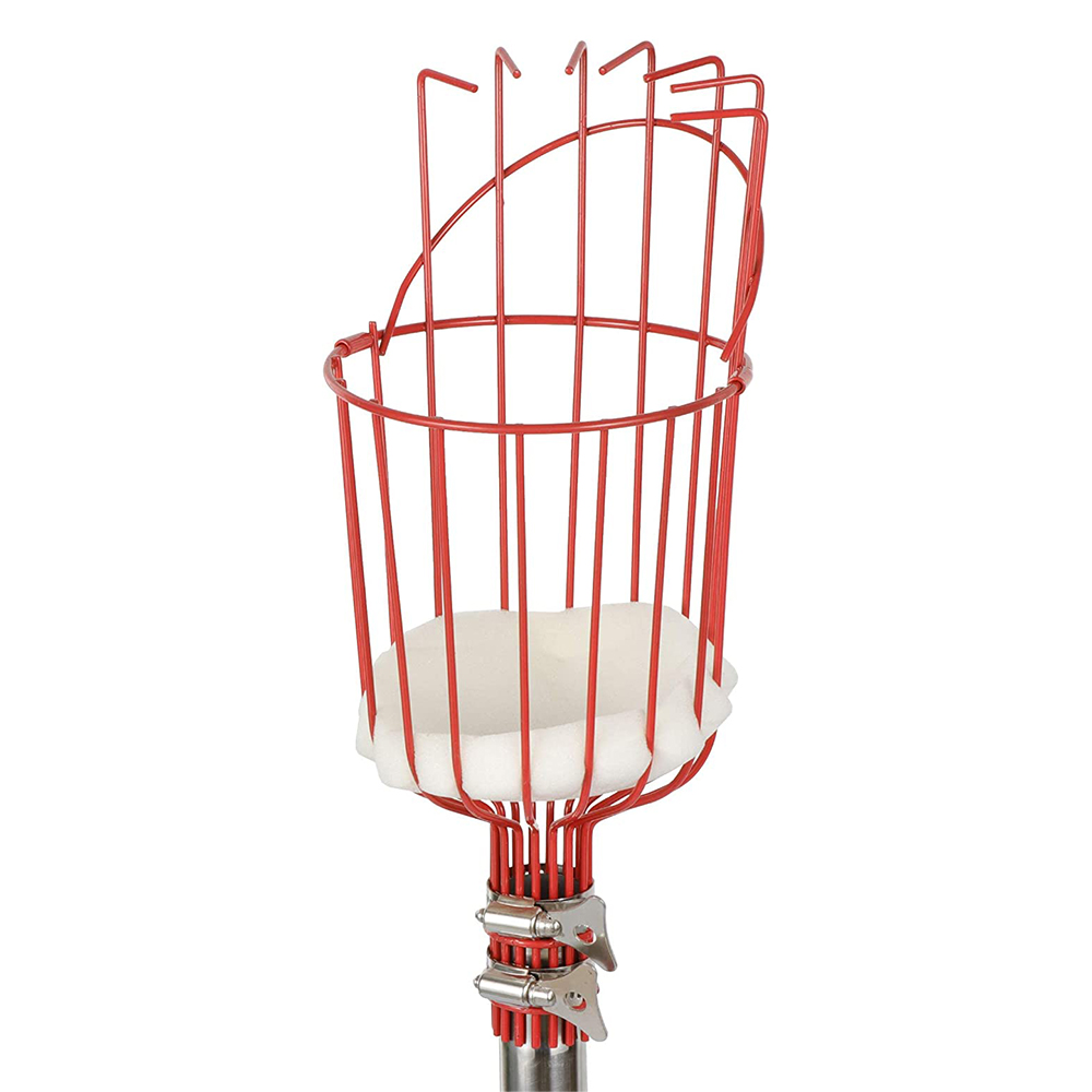 Stainless Steel Rod Fruit Pick - Fruit Picker Basket Telescopic Pole recension och pris