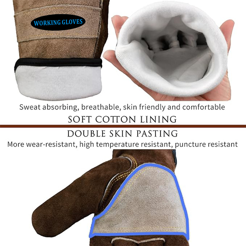 Multi-Purpose Protective Work  - Gardening Gloves Thorn Proof Leather recension och pris