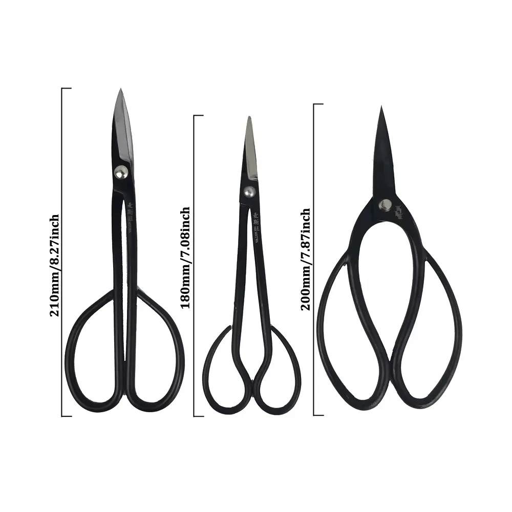 3pcs Bonsai Scissors Set High  - Bonsai Tool Set Stainless Carbon Steel recension och pris