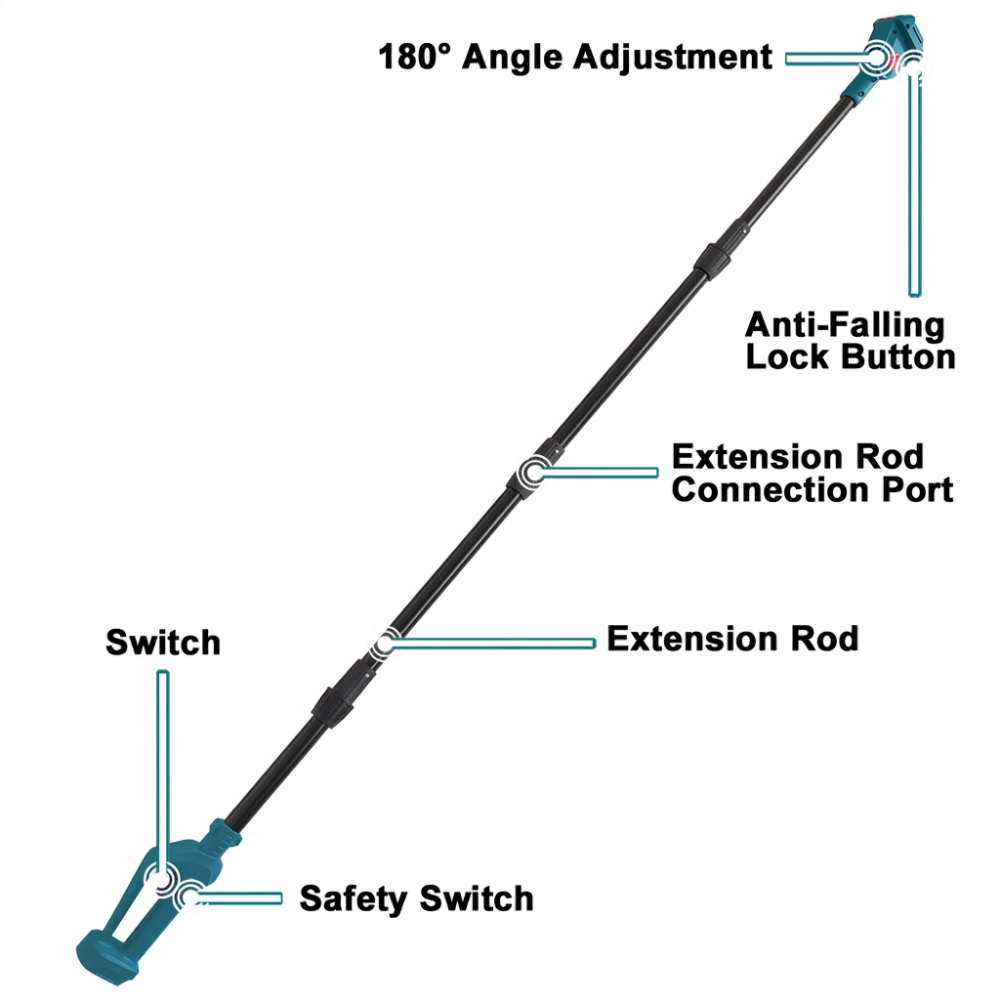 PATUOPRO Electric Extension Po - Electric Pruner With Extension Pole recension och pris