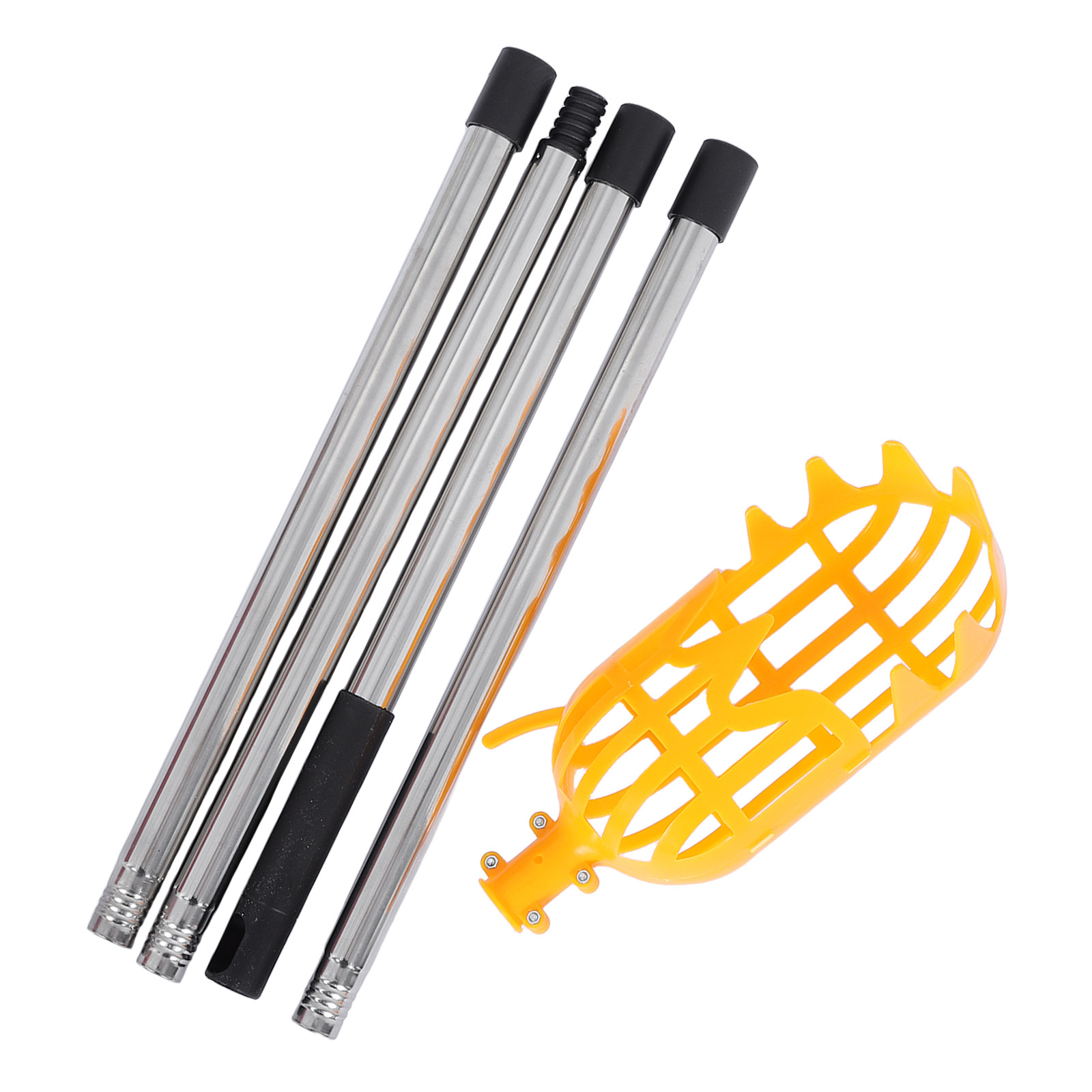 1Set Versatile Fruit Picker Po - Fruit Picker Basket Telescopic Pole recension och pris