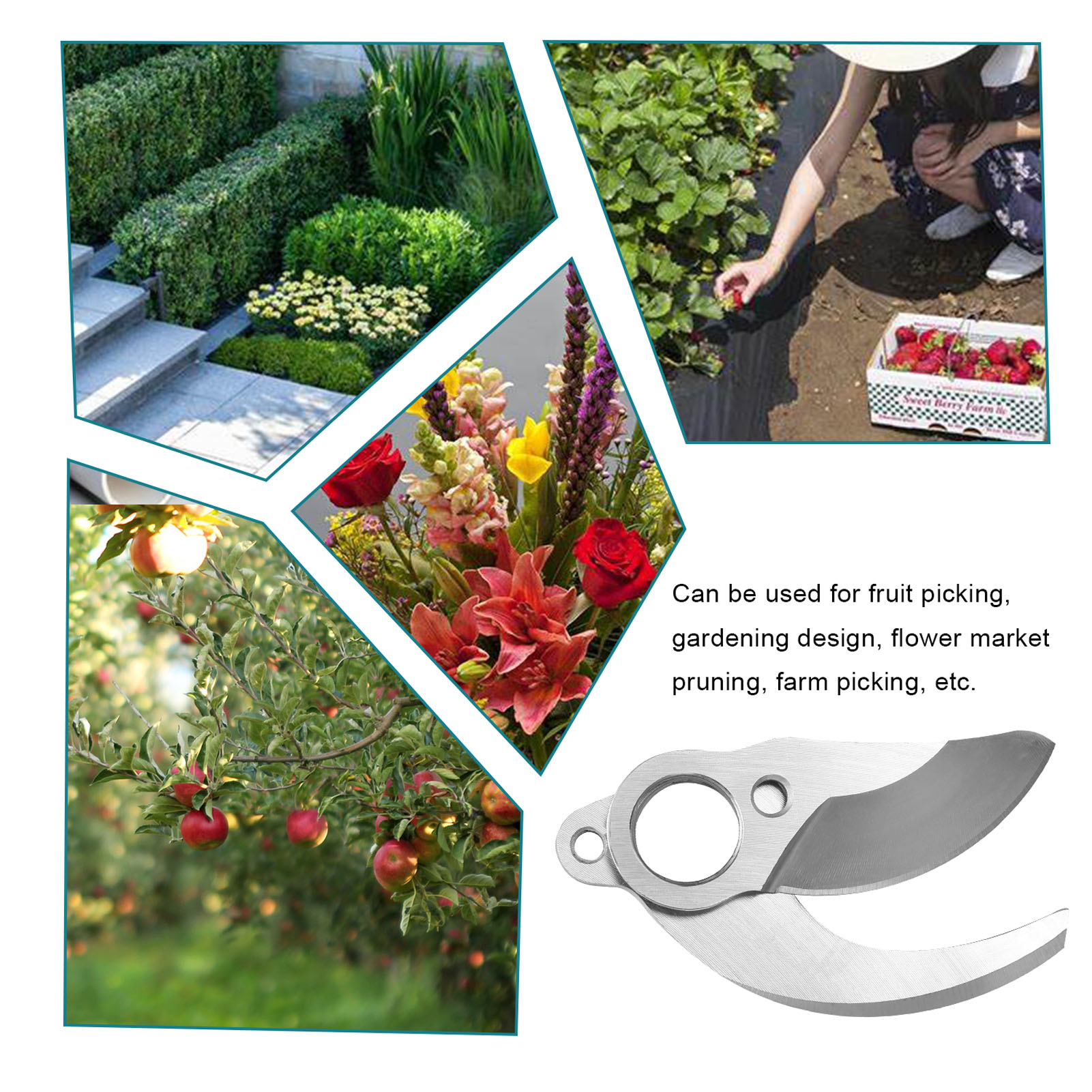 30 mm SK5 Alloy Steel Titanium - Cordless Electric Pruning Shears 30Mm recension och pris