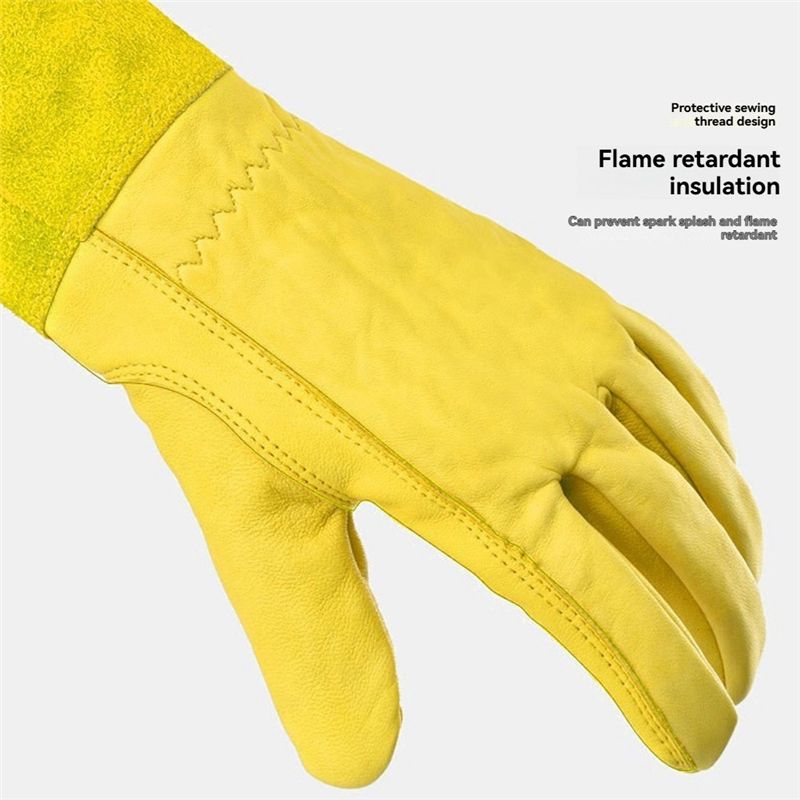 AEE4-Rose Pruning Gloves For M - Gardening Gloves Thorn Proof Leather recension och pris