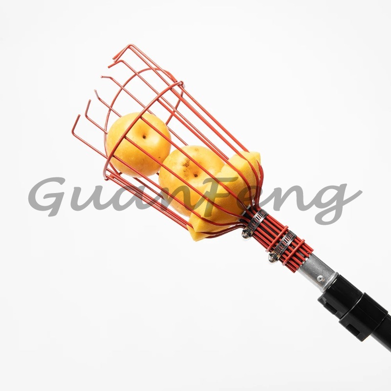 Custom 1.4m To 4m Easy To Atta - Fruit Picker Basket Telescopic Pole recension och pris