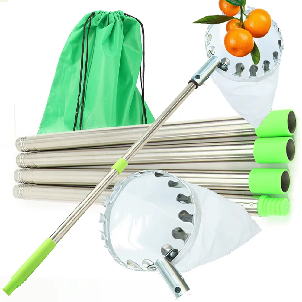 Handheld Fruit Picker Head wit - Fruit Picker Basket Telescopic Pole recension och pris