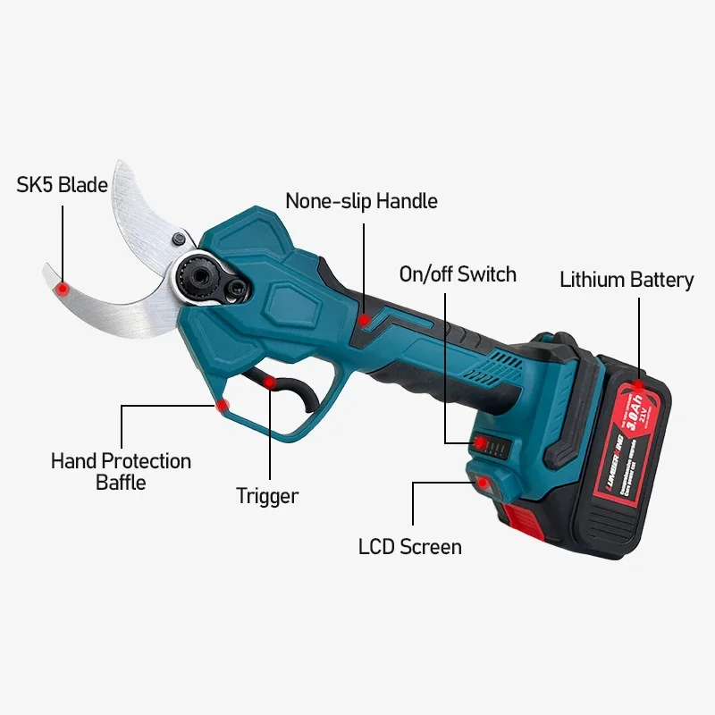 Garden Wireless Electric Pruni - Electric Pruner With Extension Pole recension och pris
