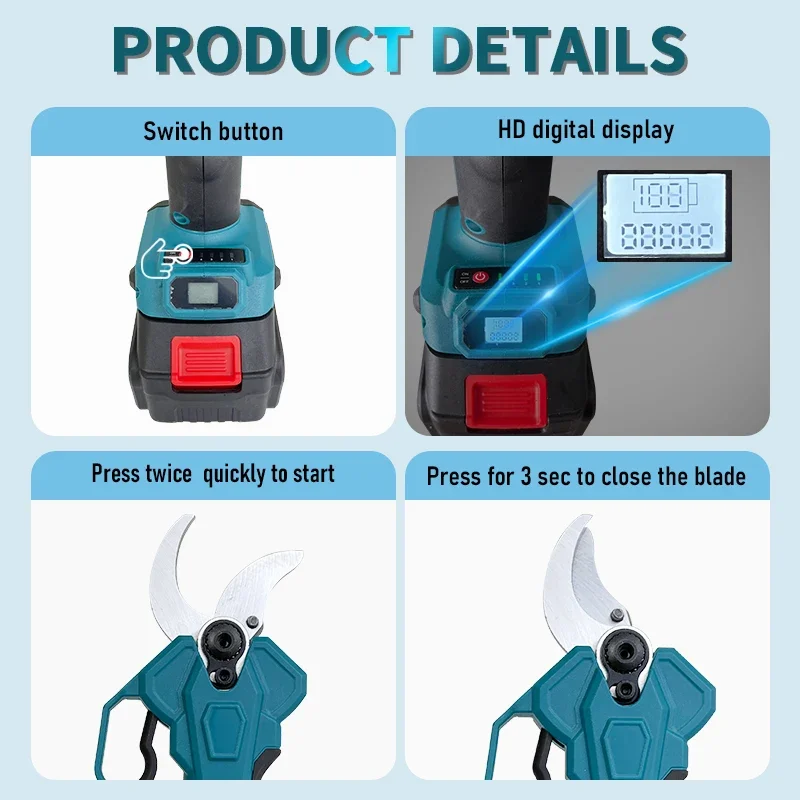 Garden Wireless Electric Pruni - Electric Pruner With Extension Pole recension och pris