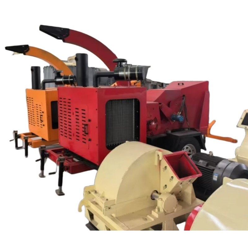 Powered Wood Chipper Machine M - Garden Branch Shredder Wood Chipper recension och pris