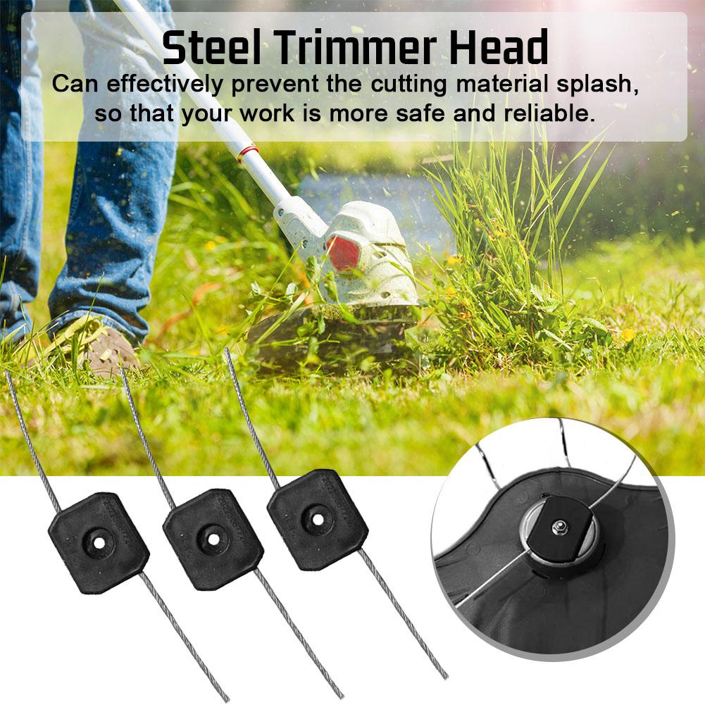 3pcs Steel Wire String Trimmer - Electric Pruning Shears Replacement Blade recension och pris