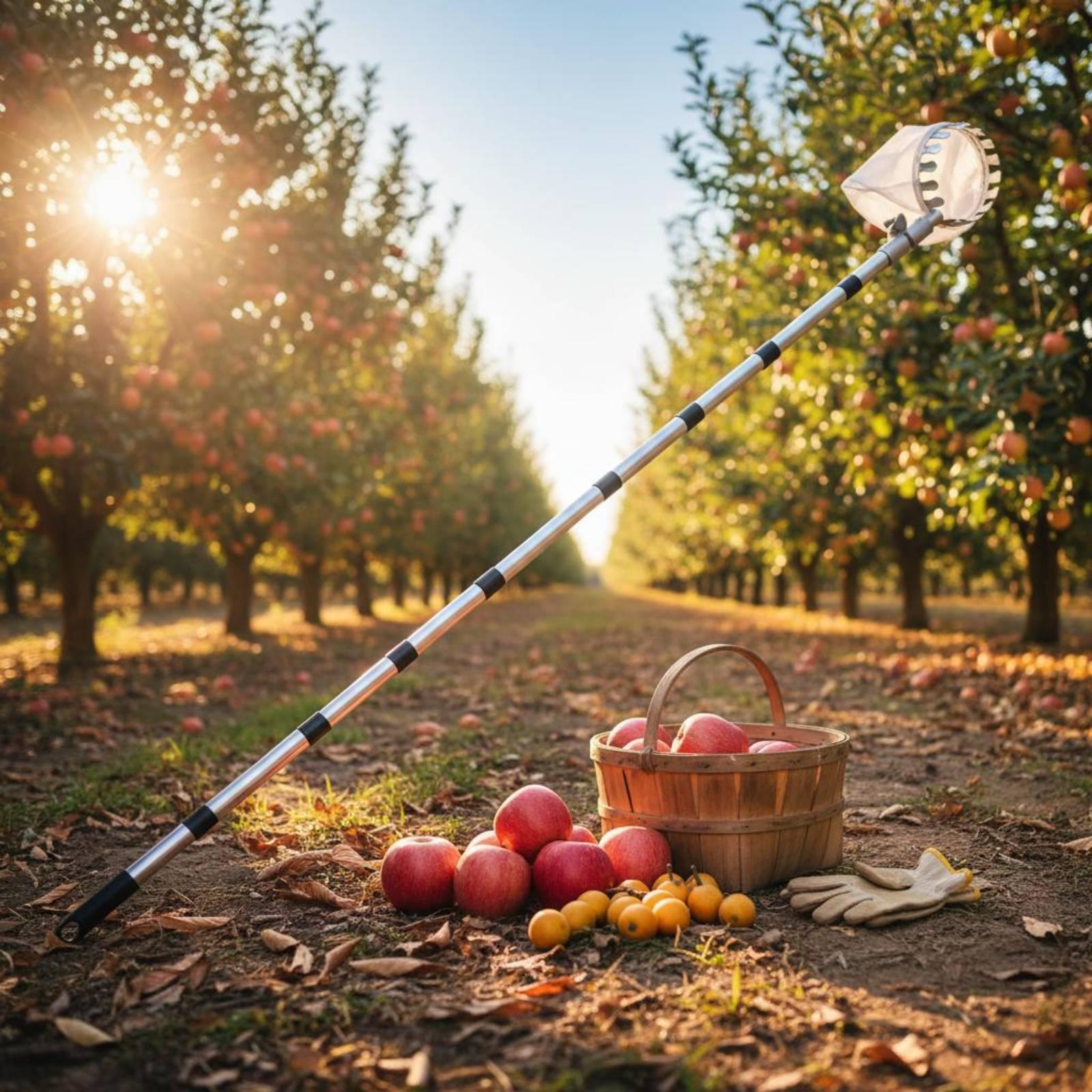 Industrial Picker Adjustable T - Fruit Picker Basket Telescopic Pole recension och pris