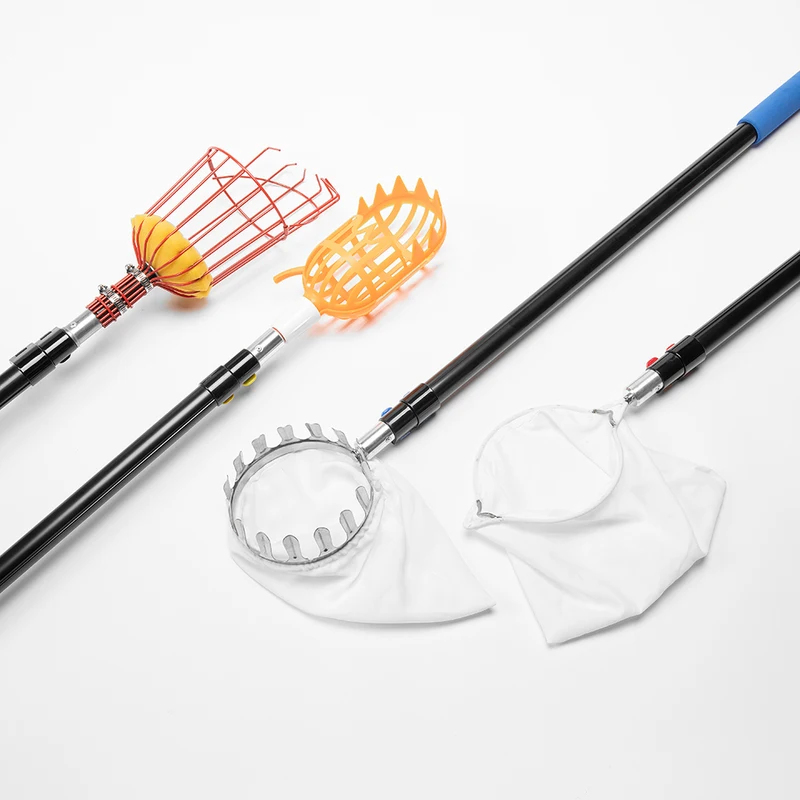 Custom 1.4m To 4m Easy To Atta - Fruit Picker Basket Telescopic Pole recension och pris