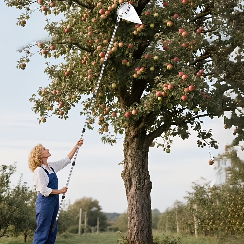 12ft Adjustable Fruit Picker P - Fruit Picker Basket Telescopic Pole recension och pris