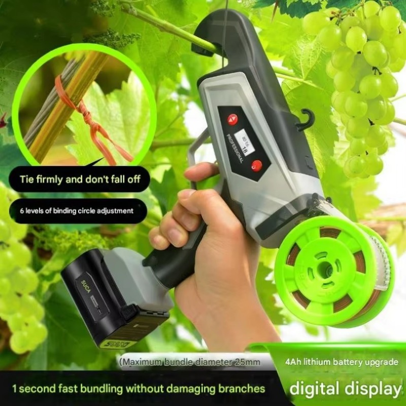 Electric Plant Tying Machine 1 - Plant Tying Tape Machine Vineyard recension och pris