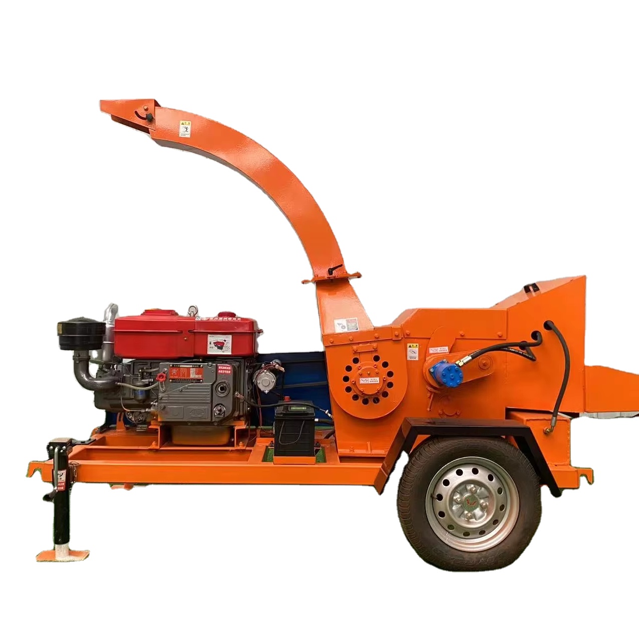 Mobile 32/102HP China Hydrauli - Garden Branch Shredder Wood Chipper recension och pris