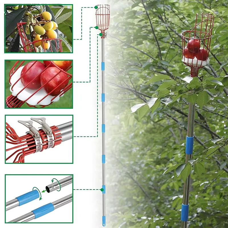for Winslow & Ross High Qualit - Fruit Picker Basket Telescopic Pole recension och pris