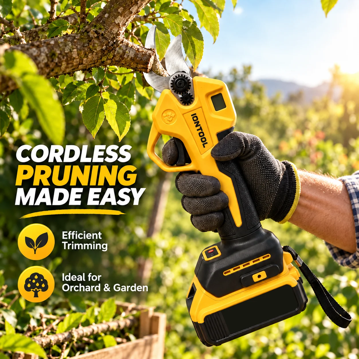 IONTOOL Cordless Electric Prun - Cordless Electric Pruning Shears 30Mm recension och pris