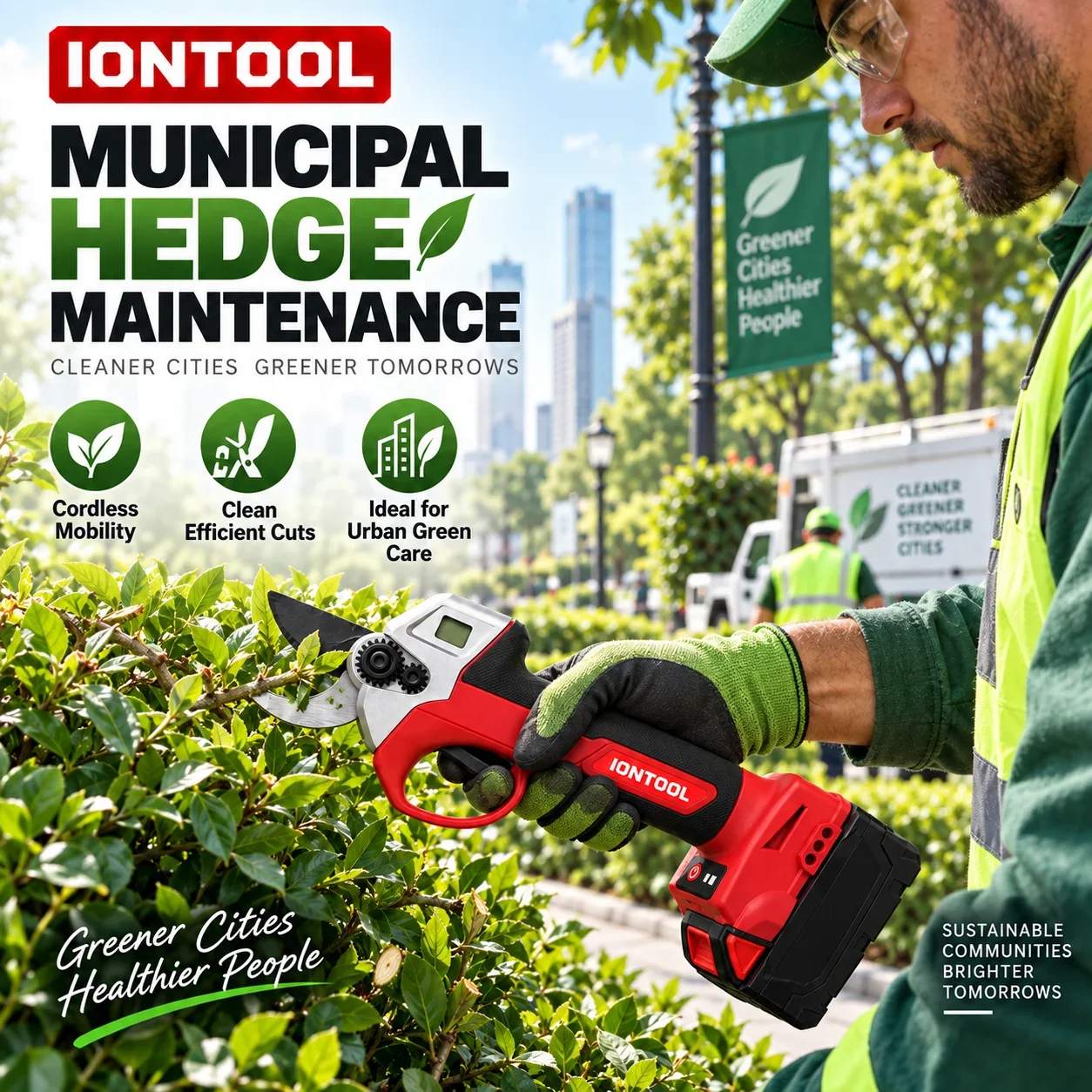 IONTOOL Cordless Electric Prun - Cordless Electric Pruning Shears 30Mm recension och pris