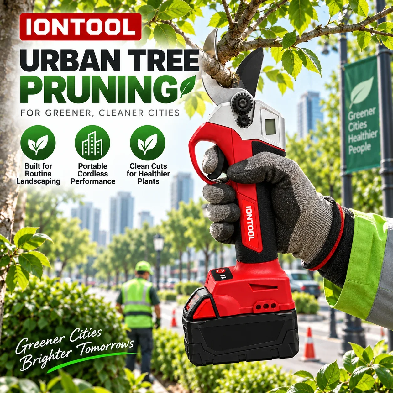 IONTOOL Cordless Electric Prun - Cordless Electric Pruning Shears 30Mm recension och pris