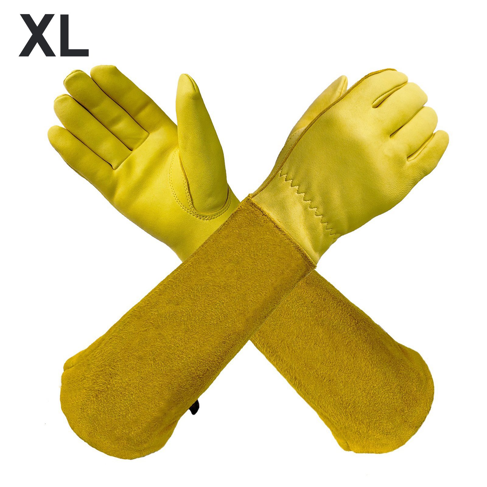 Breathable Leather Gardening G - Gardening Gloves Thorn Proof Leather recension och pris