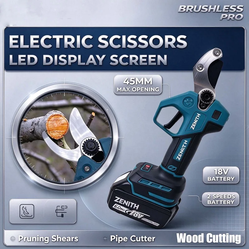 Brushless Cordless Electric Pr - Brushless Tree Branch Cutter 40Mm recension och pris