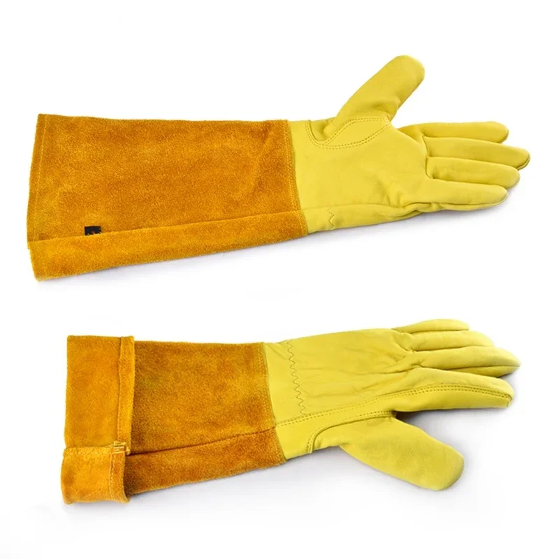 Rose Pruning Gardening Leather - Gardening Gloves Thorn Proof Leather recension och pris