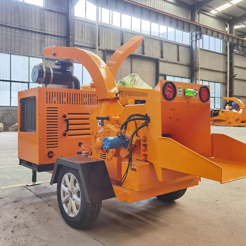 1T/H Mini Wood Chipper Crusher - Garden Branch Shredder Wood Chipper recension och pris