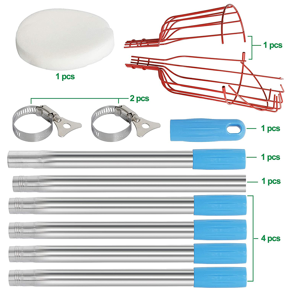 Reach Extension Long Pole Tele - Fruit Picker Basket Telescopic Pole recension och pris
