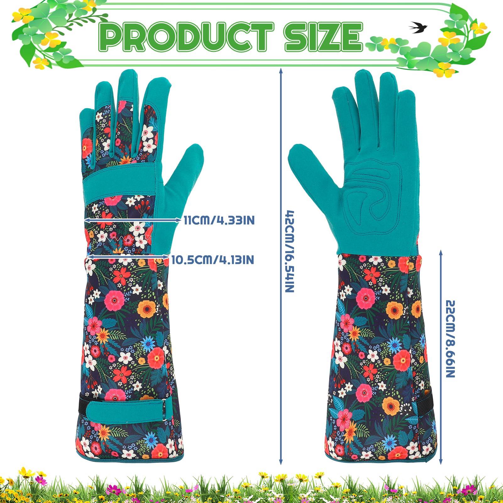 2 Pairs Gardening Gloves Thorn - Gardening Gloves Thorn Proof Leather recension och pris