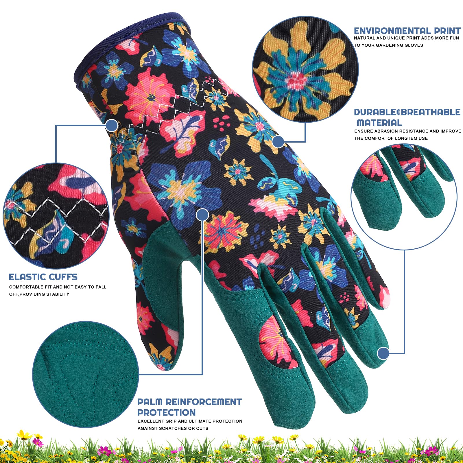 2 Pairs Gardening Gloves Thorn - Gardening Gloves Thorn Proof Leather recension och pris