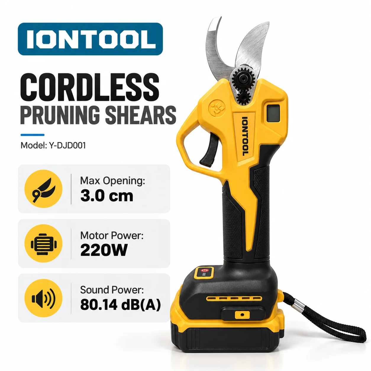 IONTOOL Cordless Electric Prun - Cordless Electric Pruning Shears 30Mm recension och pris