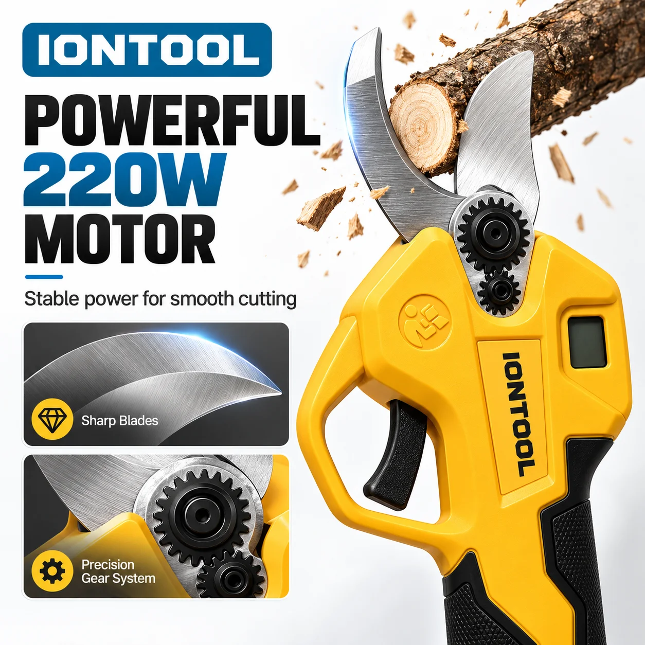 IONTOOL Cordless Electric Prun - Cordless Electric Pruning Shears 30Mm recension och pris