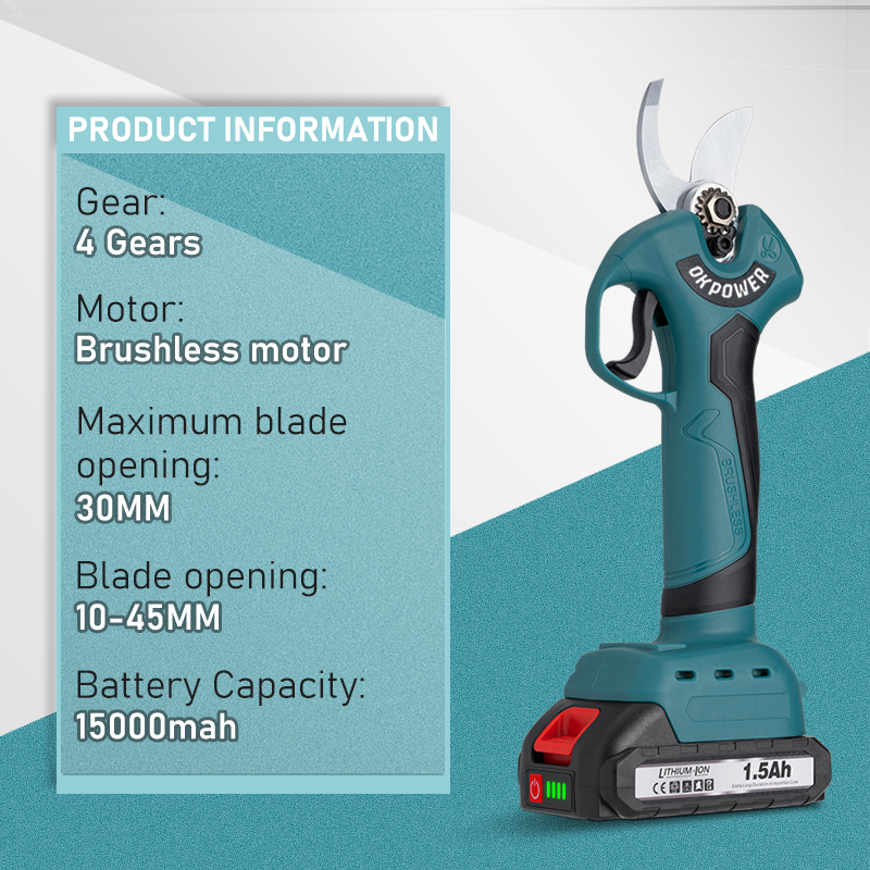 Brushless Electric Pruner Shea - Cordless Electric Pruning Shears 30Mm recension och pris