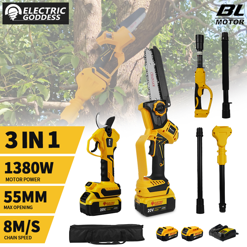 Electric Goddess Pruner Cordle - Electric Pruner With Extension Pole recension och pris