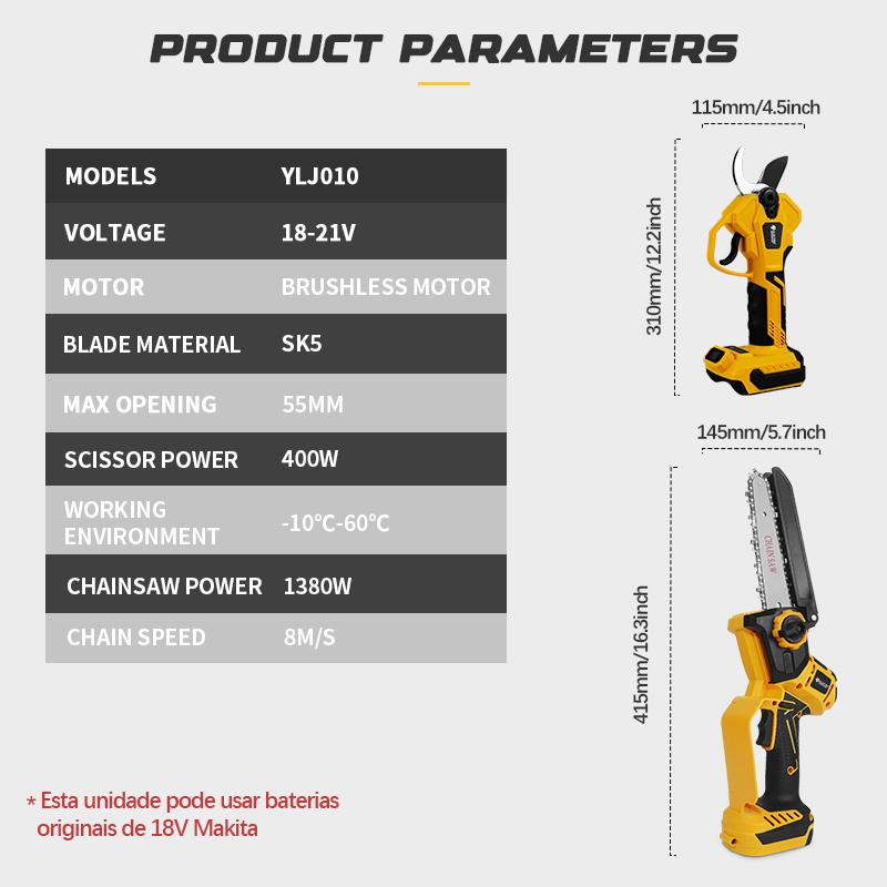 Electric Goddess Pruner Cordle - Electric Pruner With Extension Pole recension och pris